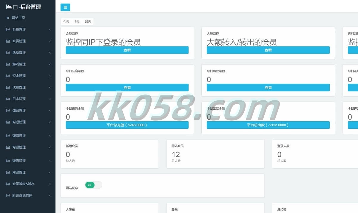 GPK源码下载的专业版Angularjs开发二合一系统