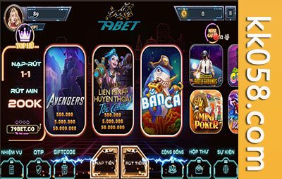 越南79Bet棋牌游戏源码/捕鱼扑克电玩和老虎机游戏的运营版本/支持二次开发和语言修改/包括充值控制功能